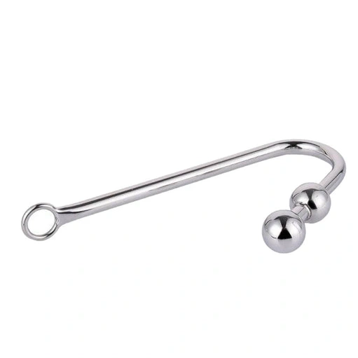 Hook Pleasurable Stainless Two Anal Balls Steel 4417 0927